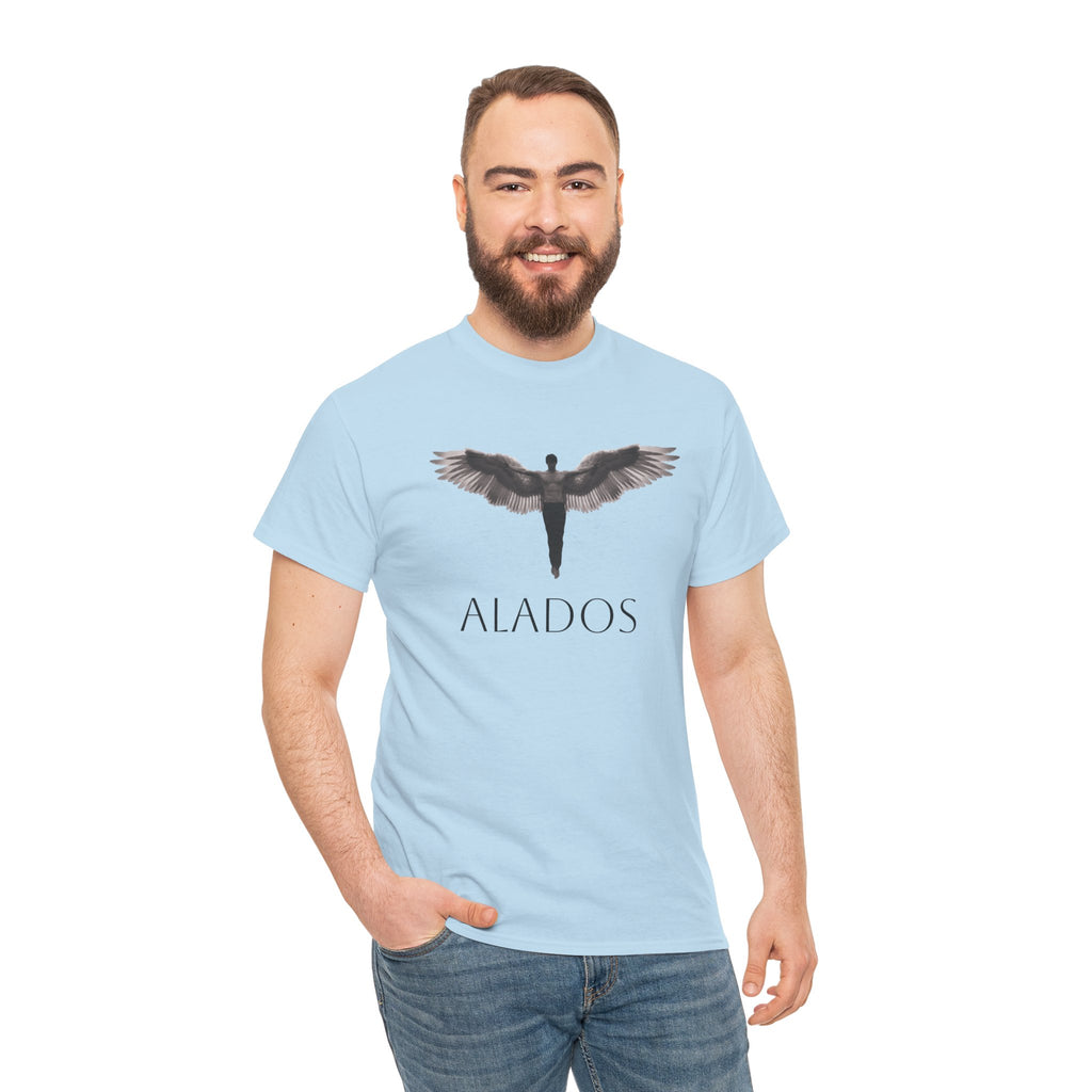 Alados Angel Wing Tee — Minimalist Mythic Graphic T-Shirt