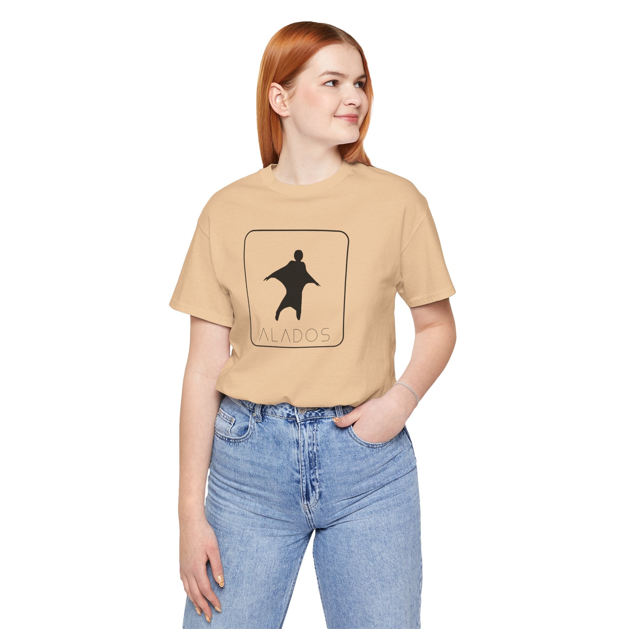 ALADOS.Inspiring Graphic Unisex T-Shirt for Explorers,Unique Design Tee,Motivational Gift for Friends. -Life is a wonderful adventure.-