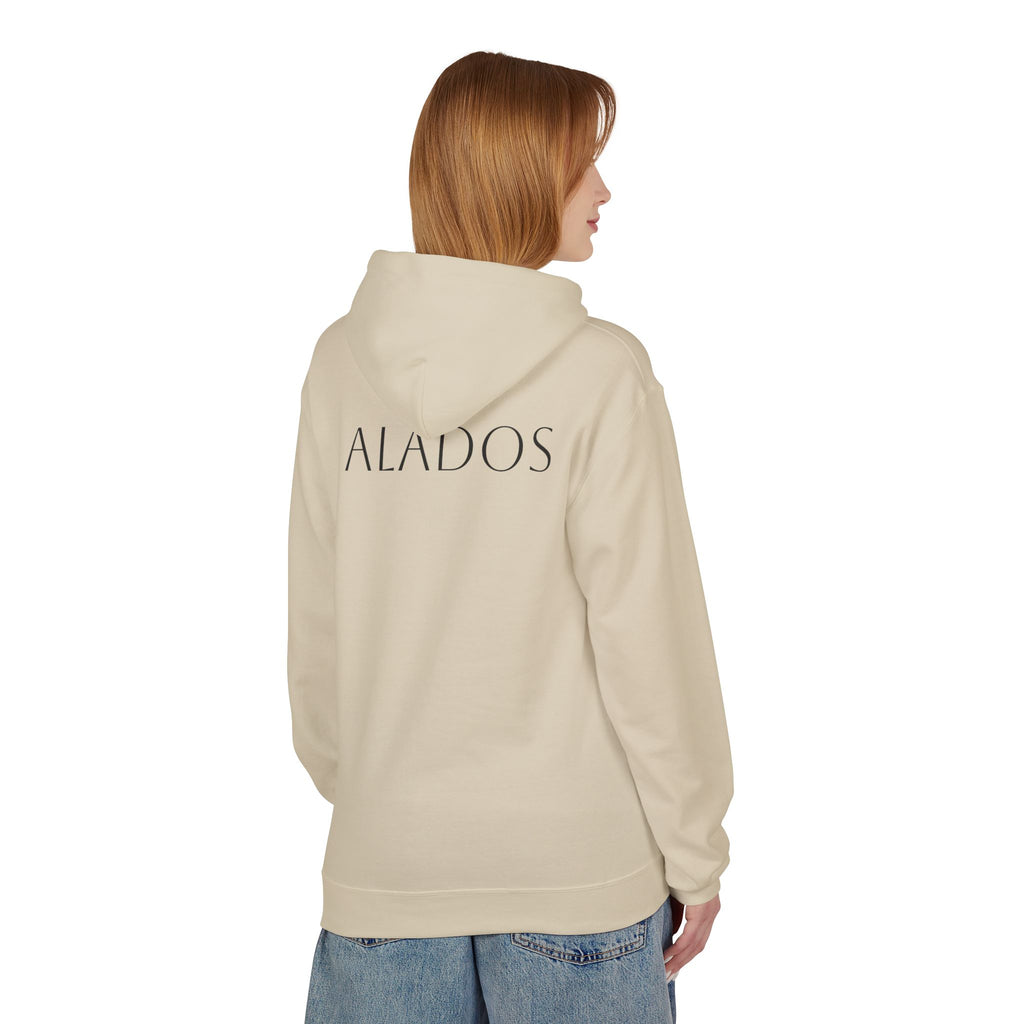 Alados Winged Logo Hoodie — Minimalist Angel Wings Pullover