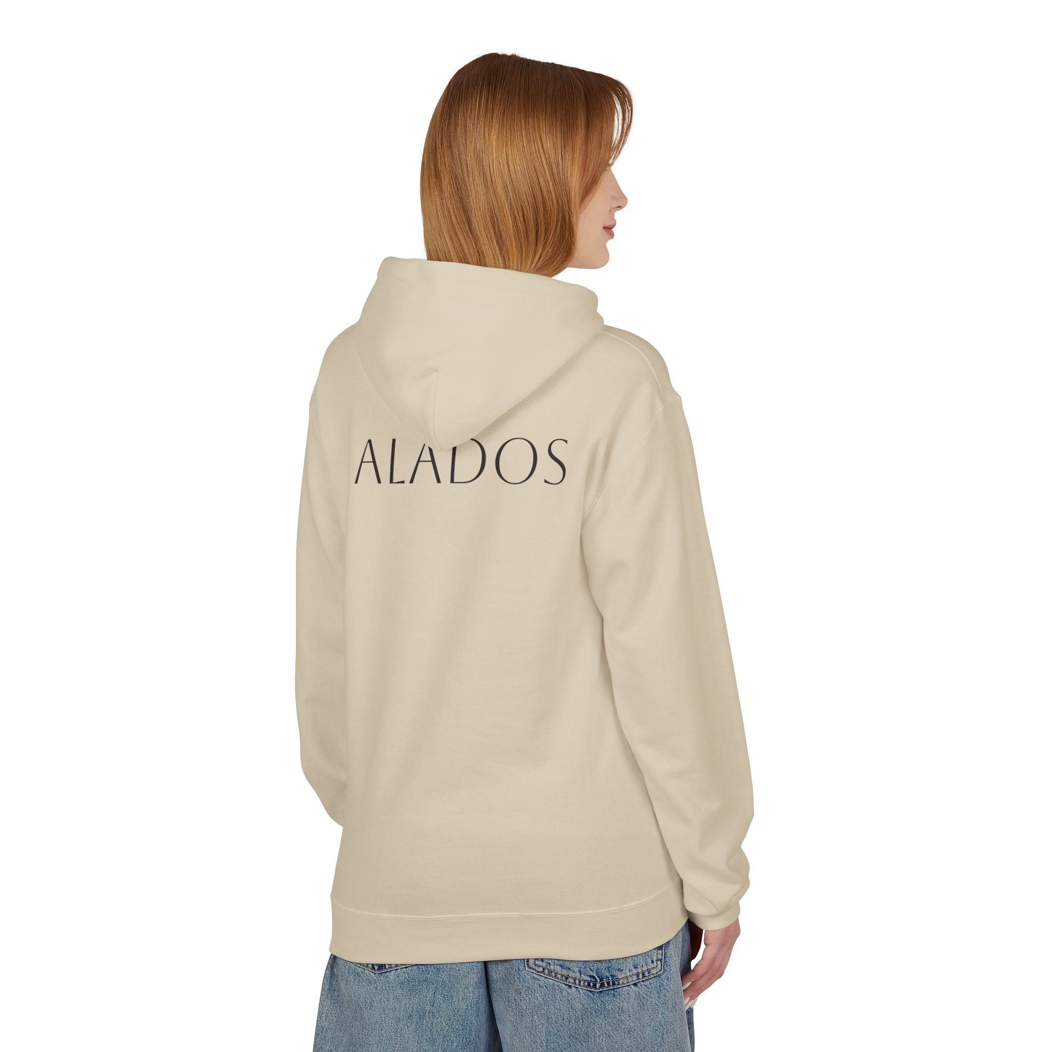 Alados Winged Logo Hoodie — Minimalist Angel Wings Pullover